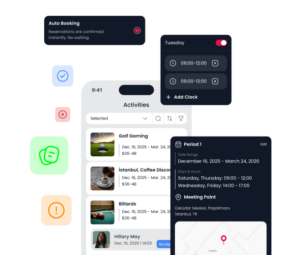 Friendperience App Interface